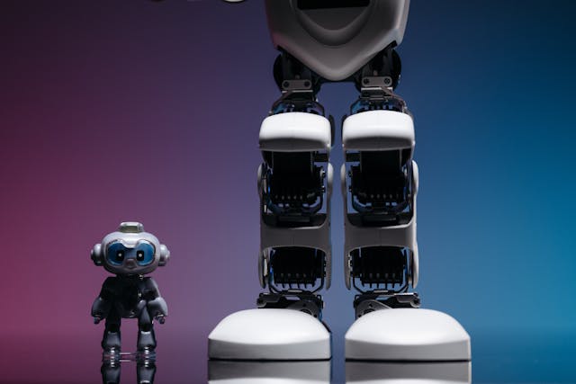 robot pequeño y grande - Mejores modelos de IA
